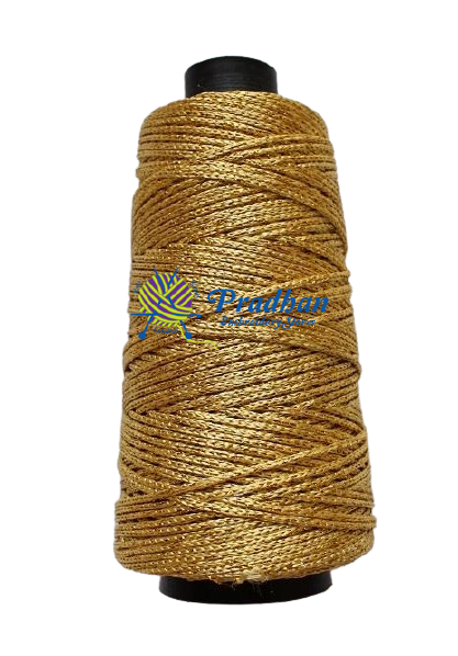 Embroidery Floss, 1 mm, Golden, 6 Bundle