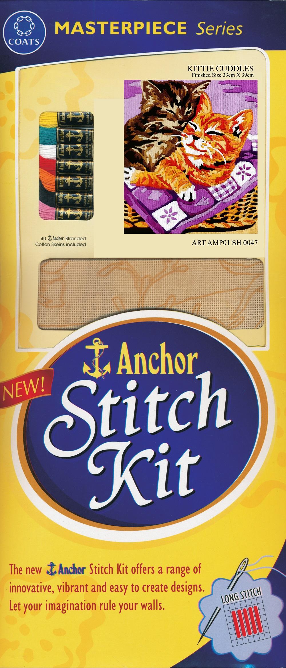 SH.047 Anchor Stitch Kit-Kittie Cuddles
