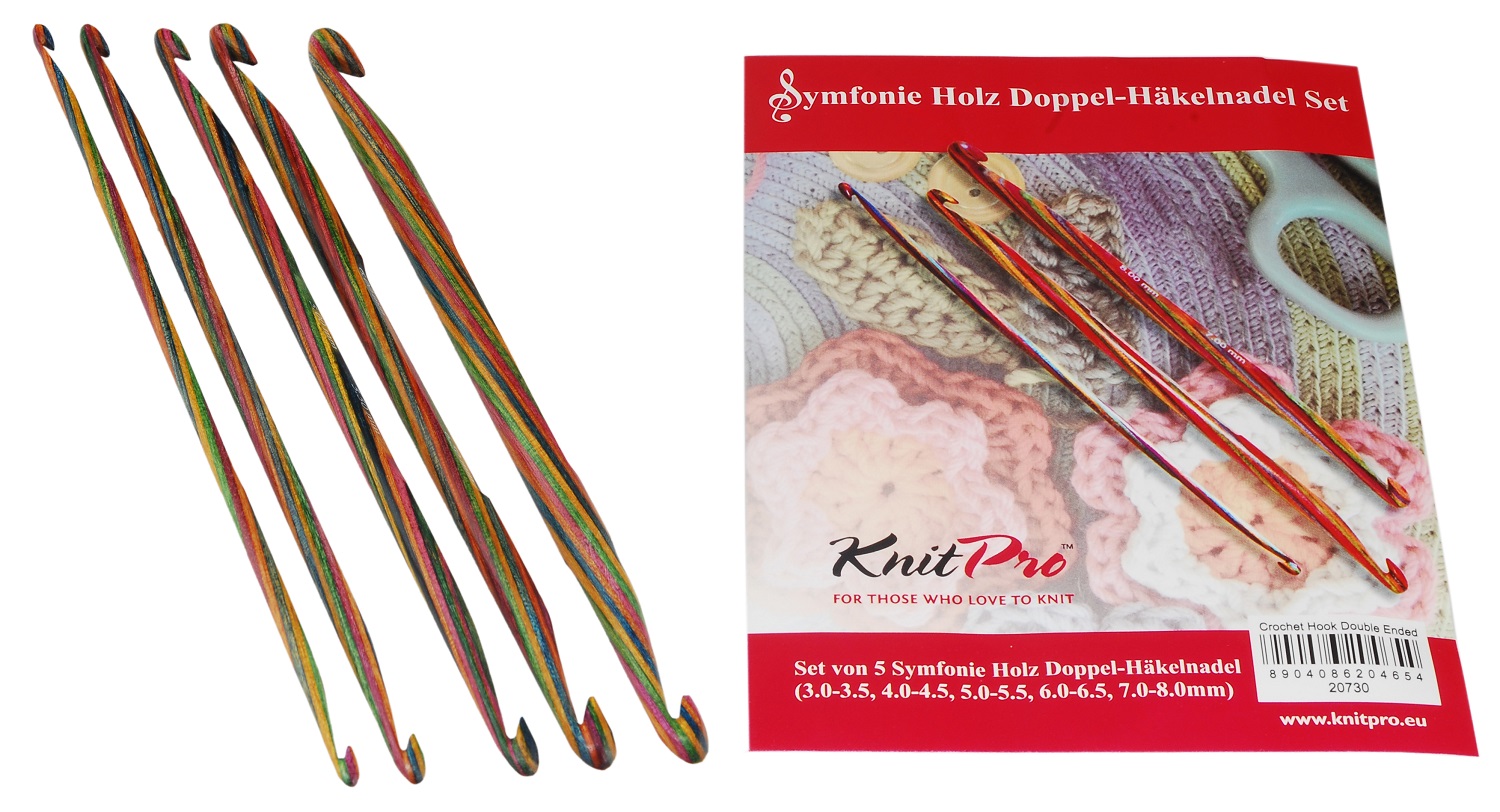 Symfonie Wood Double Ended Crochet Hook Set