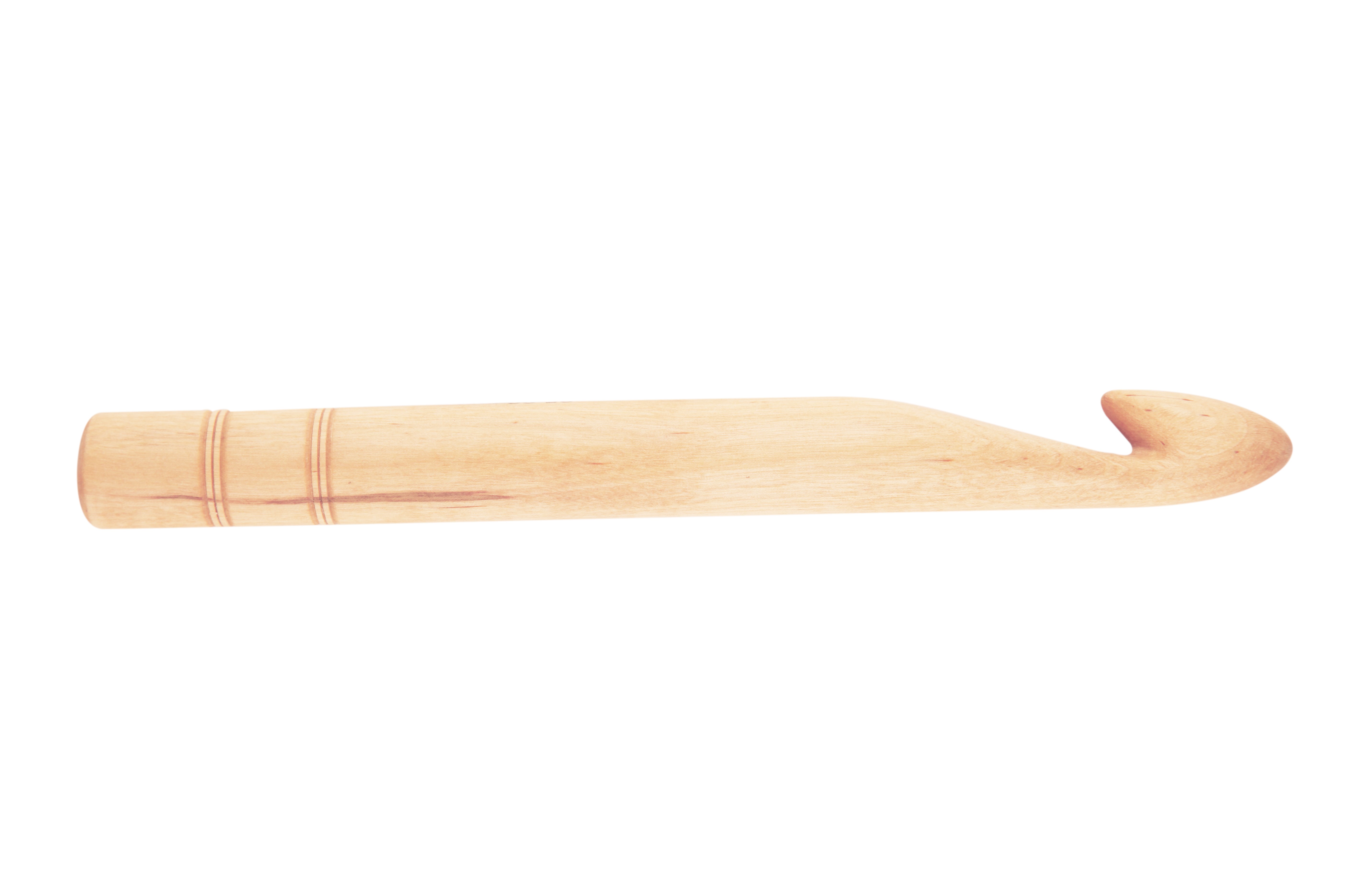 Jumbo Wood Single Ended Crochet Hook